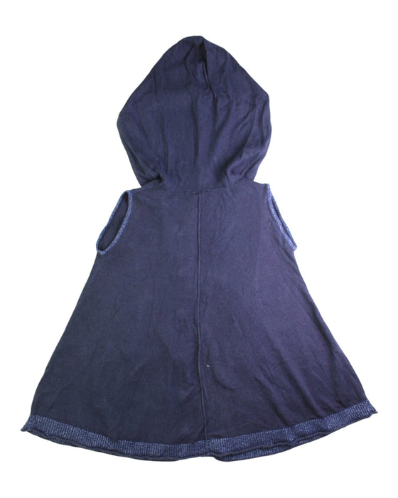 A Navy Vests from Juliet & the Band in size 6T for girl. (Back View)