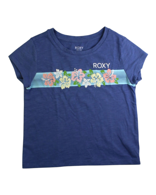 A Blue Short Sleeve T Shirts from Roxy in size 8Y for girl. (Front View)