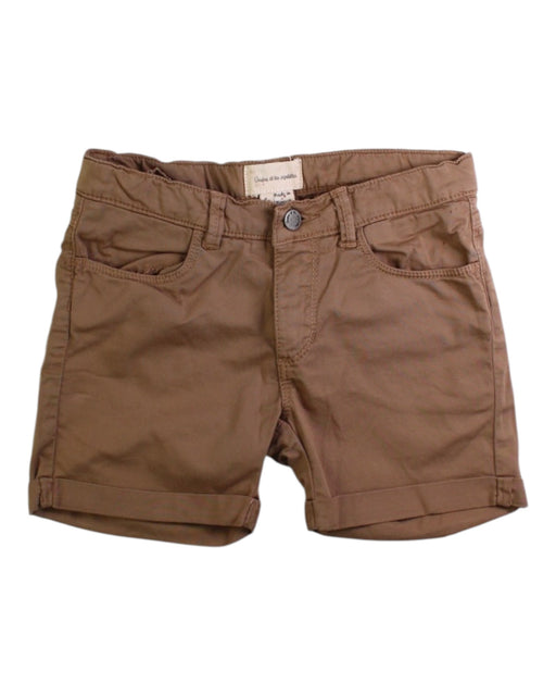 A Brown Shorts from Arsène et les pipelettes in size 8Y for girl. (Front View)