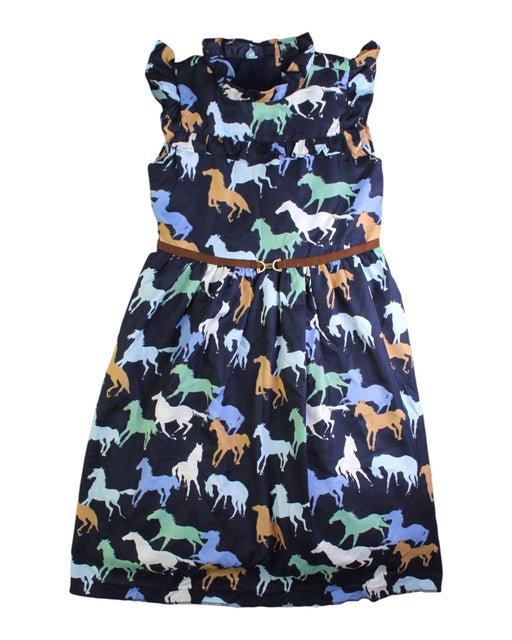 A Multicolour Sleeveless Dresses from Janie & Jack in size 8Y for girl. (Front View)