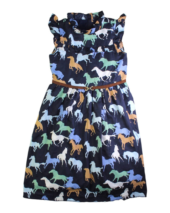 A Multicolour Sleeveless Dresses from Janie & Jack in size 8Y for girl. (Front View)