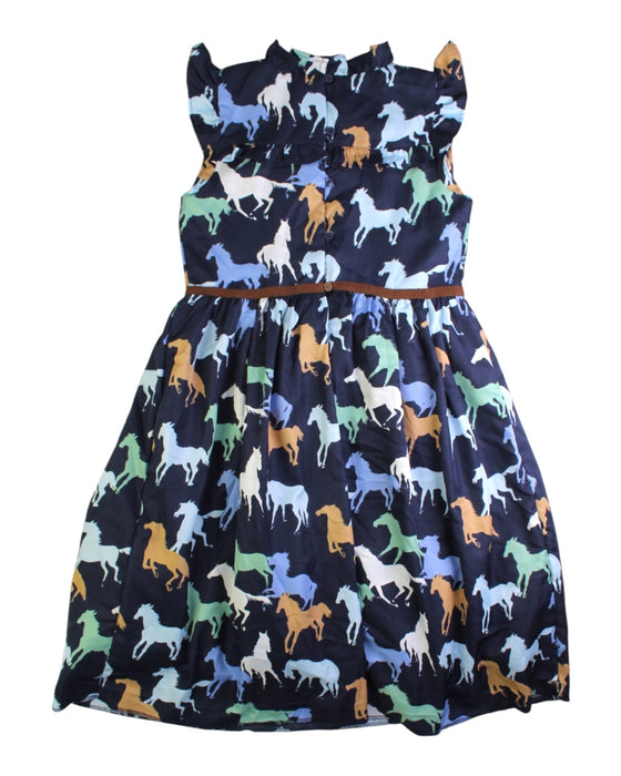 A Multicolour Sleeveless Dresses from Janie & Jack in size 8Y for girl. (Back View)
