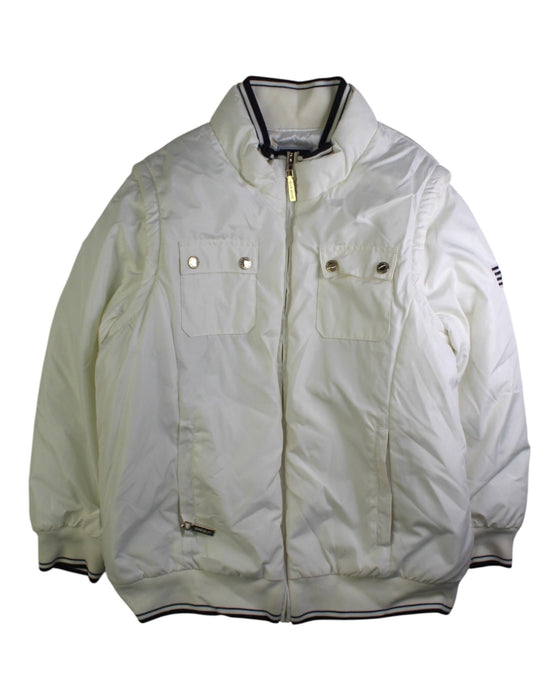 A White Lightweight Jackets from Nicholas & Bears in size 8Y for boy. (Front View)