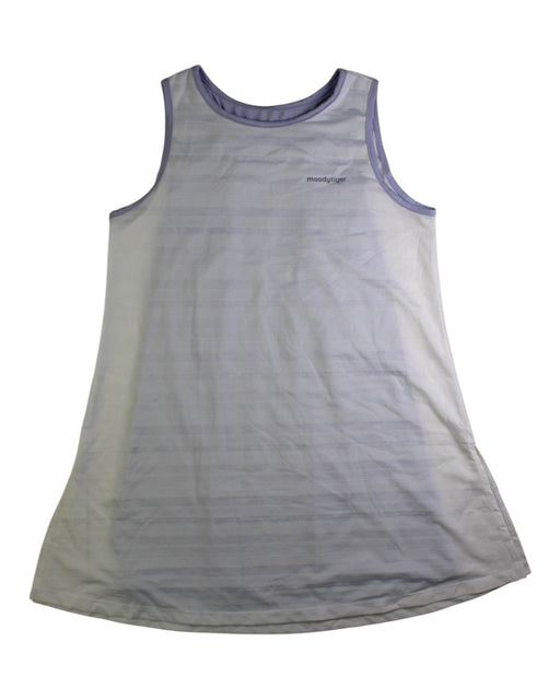 A Purple Sleeveless Dresses from Moody Tiger in size 7Y for girl. (Front View)