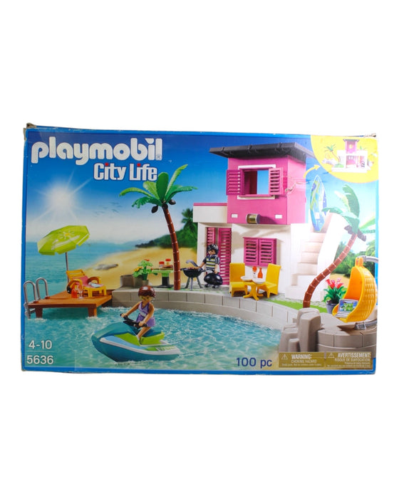A Multicolour Lego & Building Blocks from Playmobil in size 4T for girl. (Front View)