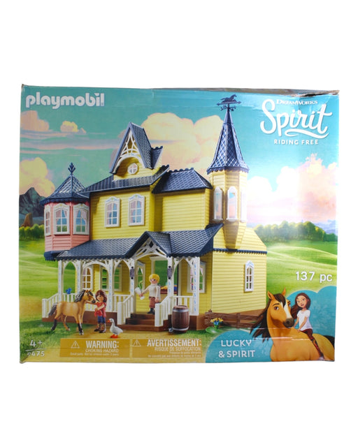 A Multicolour Lego & Building Blocks from Playmobil in size 4T for girl. (Front View)