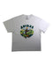 A White Short Sleeve T Shirts from Adidas in size 10Y for boy. (Back View)