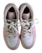 A Pink Sneakers from Air Jordan in size 12Y for girl. (Back View)