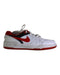 A Red Sneakers from Nike in size 10Y for boy. (Front View)