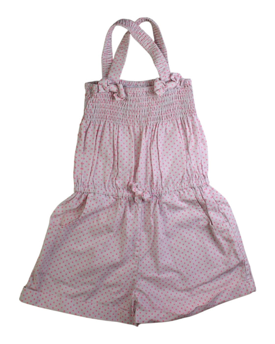 A Pink Sleeveless Rompers from Rachel Riley in size 3T for girl. (Front View)