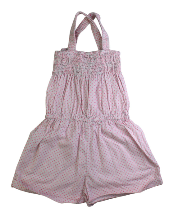 A Pink Sleeveless Rompers from Rachel Riley in size 3T for girl. (Back View)