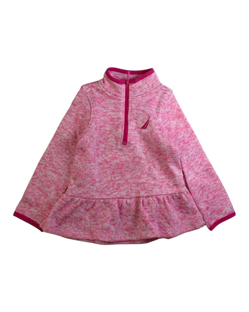A Pink Long Sleeve Tops from Nautica in size 2T for girl. (Front View)