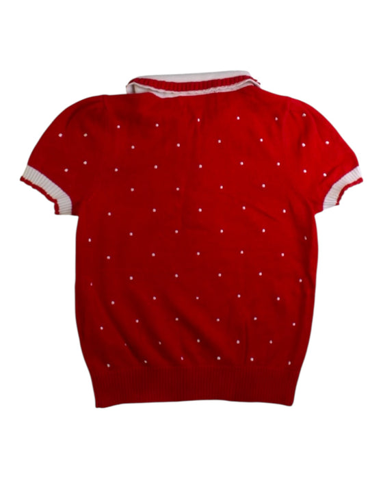 A Red Short Sleeve Polos from Nicholas & Bears in size 2T for girl. (Back View)