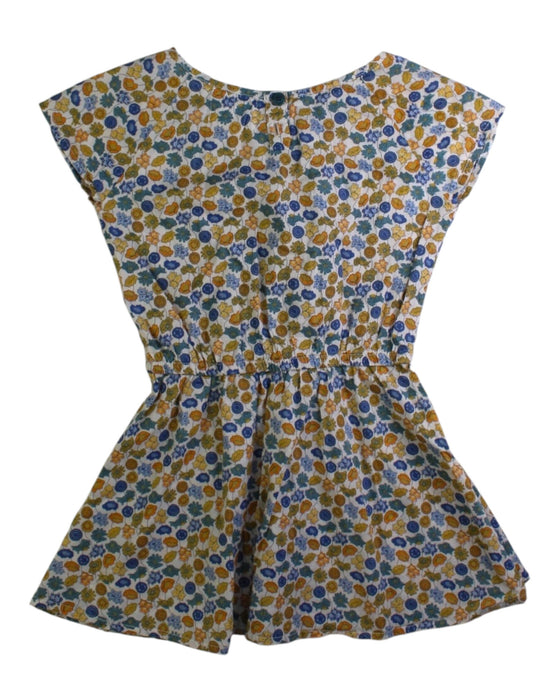 A Blue Short Sleeve Dresses from Sunset Limonade in size 4T for girl. (Back View)