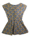 A Blue Short Sleeve Dresses from Sunset Limonade in size 4T for girl. (Back View)