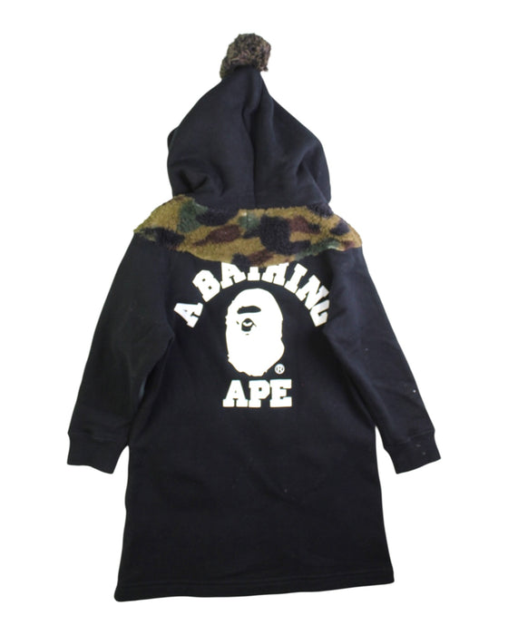 A Black Sweater Dresses from BAPE KIDS in size 4T for girl. (Back View)