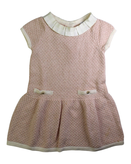A Pink Short Sleeve Dresses from Janie & Jack in size 18-24M for girl. (Front View)