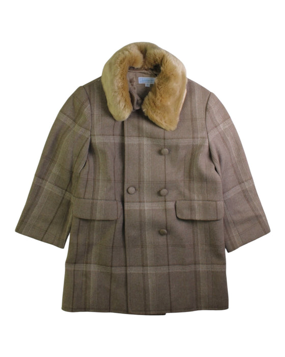 A Brown Coats from Nicholas & Bears in size 3T for girl. (Front View)