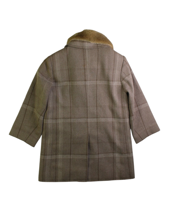A Brown Coats from Nicholas & Bears in size 3T for girl. (Back View)