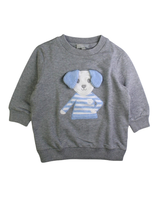 A Grey Crewneck Sweatshirts from Nicholas & Bears in size 12-18M for boy. (Front View)