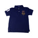 A Navy Short Sleeve Polos from Polo Ralph Lauren in size 4T for boy. (Front View)