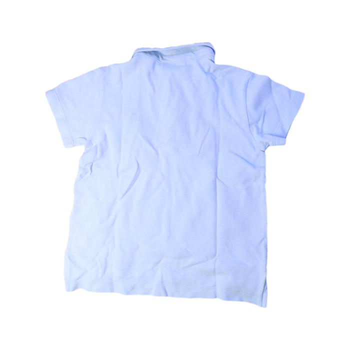 A Blue Short Sleeve Polos from Fendi in size 6T for boy. (Back View)