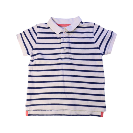 A White Short Sleeve Polos from Boden in size 2T for boy. (Front View)