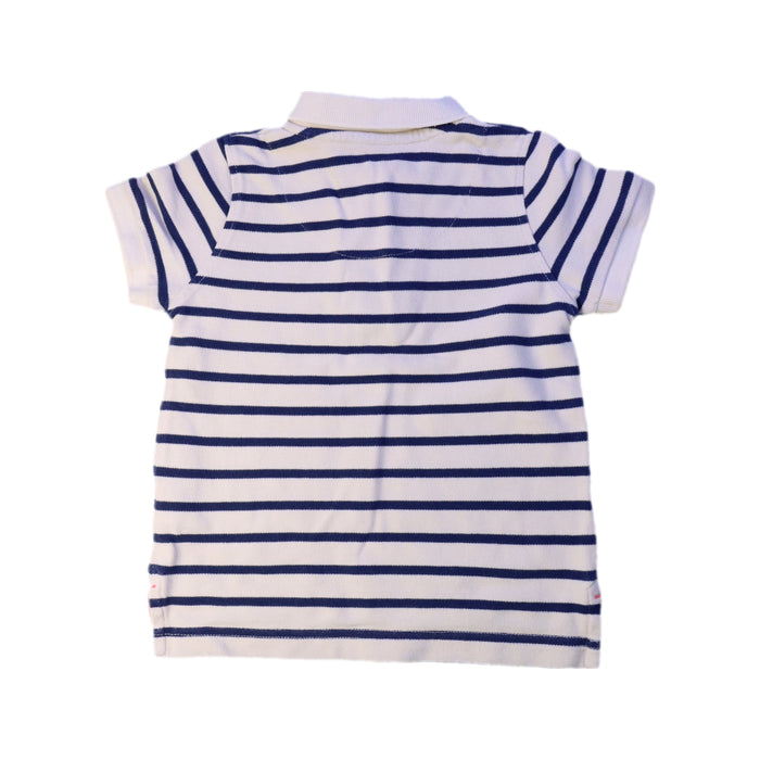 A White Short Sleeve Polos from Boden in size 2T for boy. (Back View)