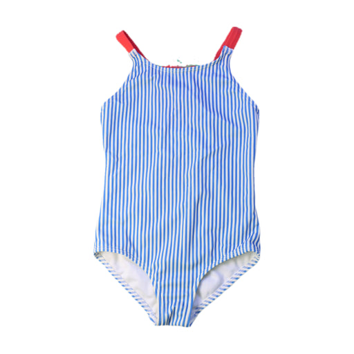 A Blue Swimsuits from Boden in size 5T for girl. (Front View)