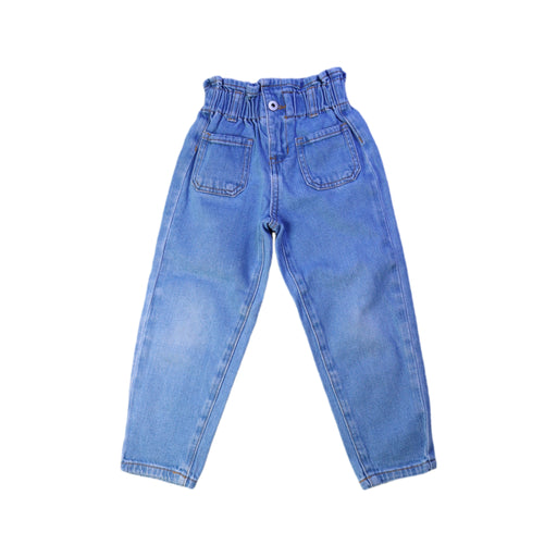 A Blue Jeans from Seed in size 4T for girl. (Front View)