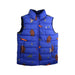 A Blue Outerwear Vests from Joules in size 4T for boy. (Front View)