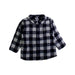 A Blue Long Sleeve Shirts from Petit Bateau in size 12-18M for boy. (Front View)