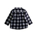 A Blue Long Sleeve Shirts from Petit Bateau in size 12-18M for boy. (Back View)