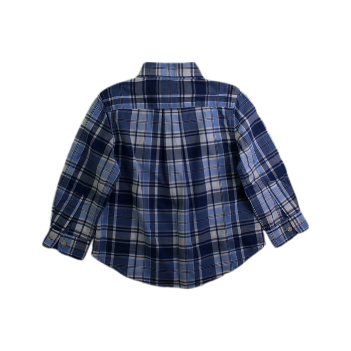 A Blue Long Sleeve Shirts from Ralph Lauren in size 12-18M for boy. (Back View)