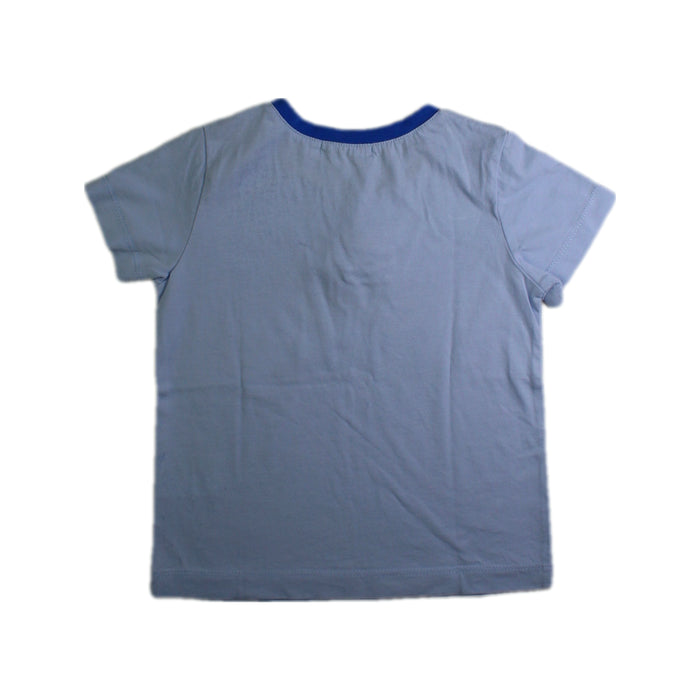 A Blue Short Sleeve T Shirts from Momonittu in size 2T for boy. (Back View)