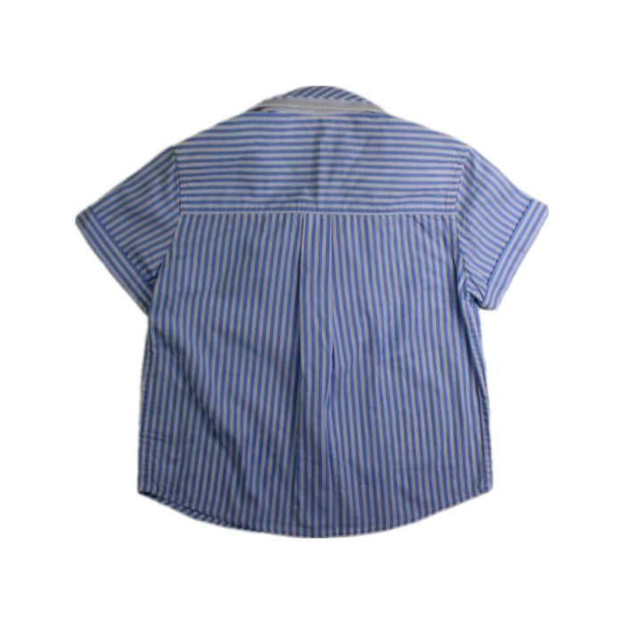 A Blue Short Sleeve Shirts from Nicholas & Bears in size 12-18M for boy. (Back View)