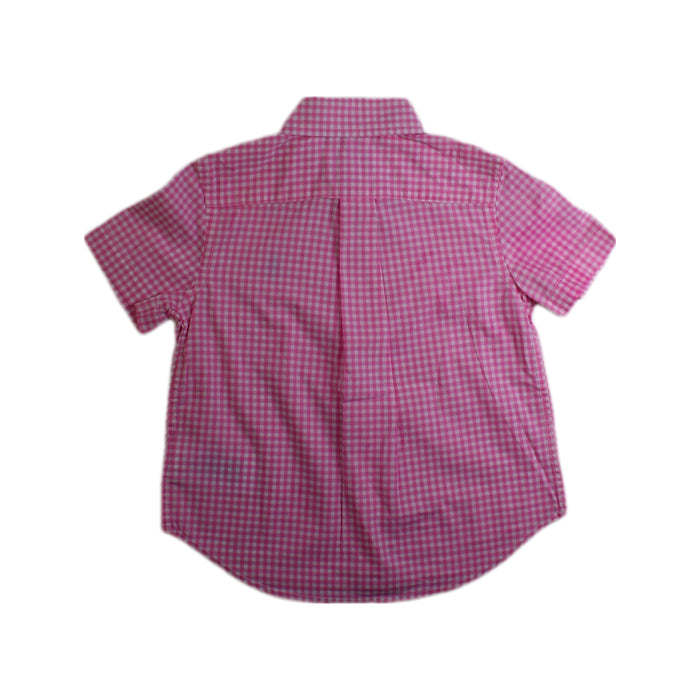 A Pink Short Sleeve Shirts from Ralph Lauren in size 12-18M for boy. (Back View)