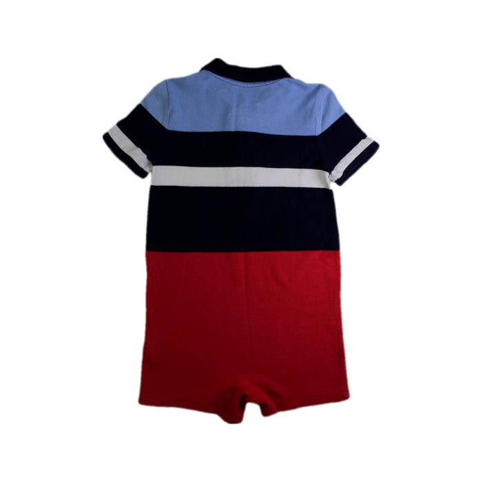 A Blue Short Sleeve Rompers from Ralph Lauren in size 18-24M for boy. (Back View)