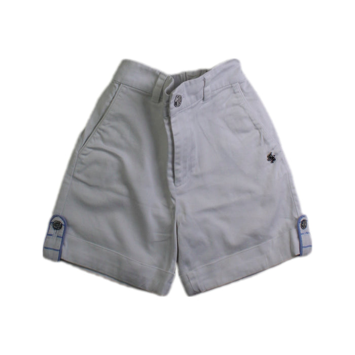 A White Shorts from Nicholas & Bears in size 2T for boy. (Front View)