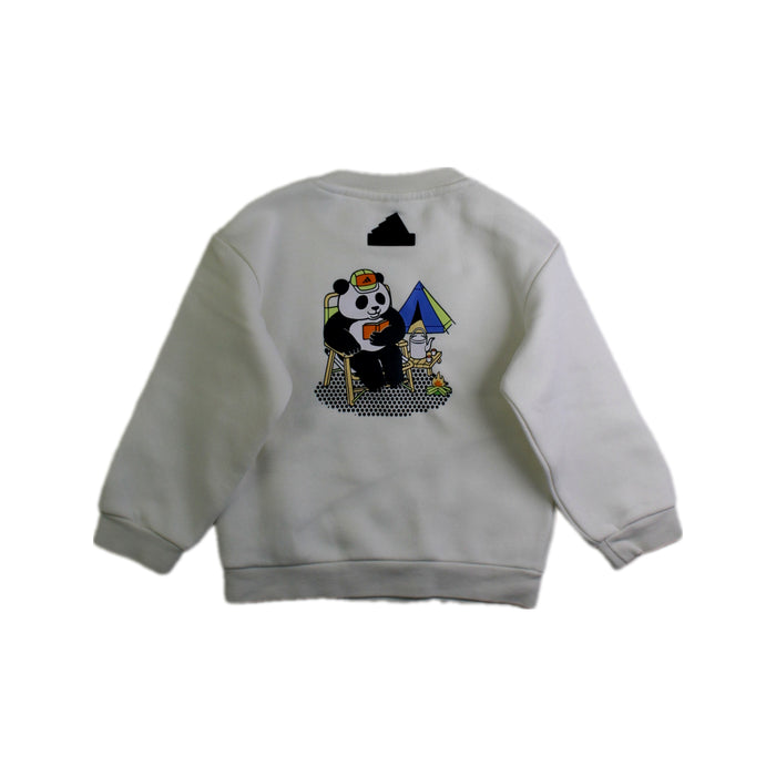 A White Crewneck Sweatshirts from Adidas in size 12-18M for neutral. (Back View)