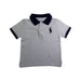 A White Short Sleeve Polos from Ralph Lauren in size 18-24M for boy. (Front View)