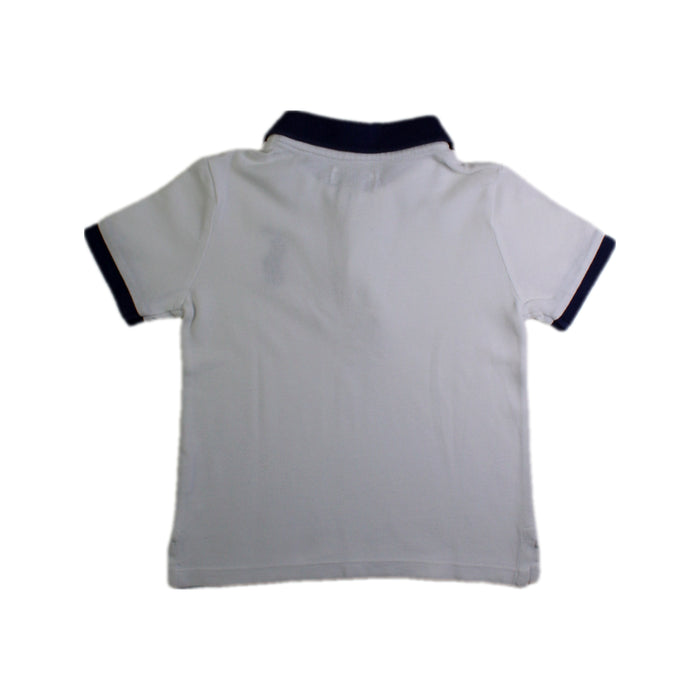 A White Short Sleeve Polos from Ralph Lauren in size 18-24M for boy. (Back View)