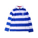 A Blue Long Sleeve Polos from Jacadi in size 4T for boy. (Front View)