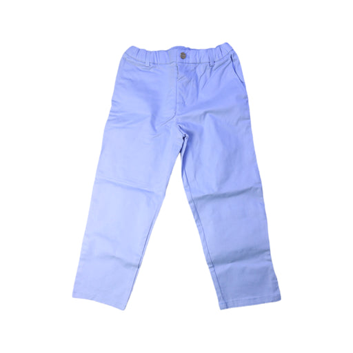 A Blue Casual Pants from Jacadi in size 4T for boy. (Front View)