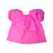 A Pink Short Sleeve Tops from Jacadi in size 6T for girl. (Back View)