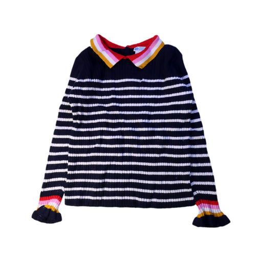 A Navy Long Sleeve Tops from Jacadi in size 8Y for girl. (Front View)