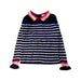 A Navy Long Sleeve Tops from Jacadi in size 8Y for girl. (Front View)