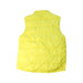 A Yellow Outerwear Vests from Moncler in size 10Y for girl. (Back View)