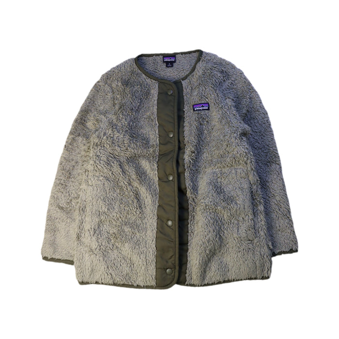 A Grey Lightweight Jackets from Patagonia in size 7Y for neutral. (Front View)