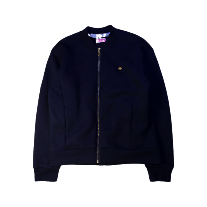 A Navy Lightweight Jackets from Kate Spade in size 12Y for girl. (Front View)